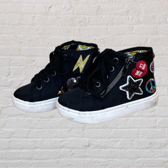 Steve Madden Patched Zip High-Tops - Picture 1 of 3